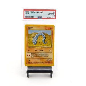 1999 Pokemon Game Base Set #56 Onix PSA 10 Gem Mint